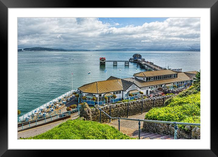 Mumbles Pier 5 Framed Mounted Print by Steve Purnell