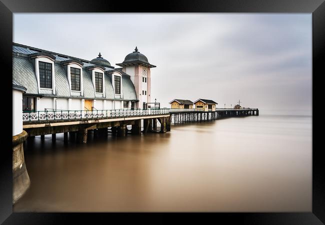 Three Minutes At Penarth Pier Framed Print by Steve Purnell