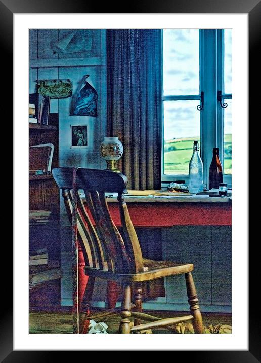 Dylan Thomas Writing Shed 1 Framed Mounted Print by Steve Purnell