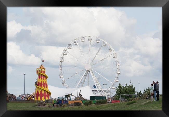 All The Fun Of The Fair Framed Print by Steve Purnell