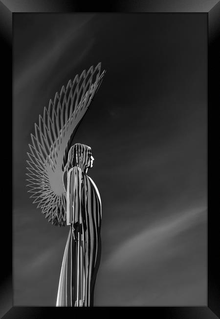 Ethereal Angel 2 Framed Print by Steve Purnell
