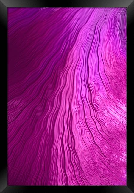 Pink Cascade Framed Print by Steve Purnell