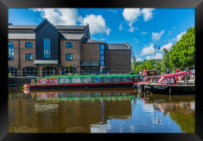 Brecon Canal Basin 1 Framed Print by Steve Purnell