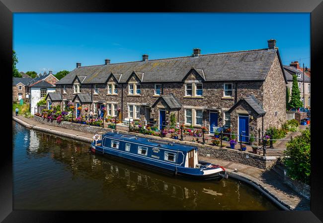 Glorious Brecon Canal Basin 1 Framed Print by Steve Purnell