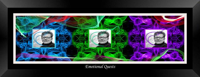 Emotional Quests Framed Print by Steve Purnell