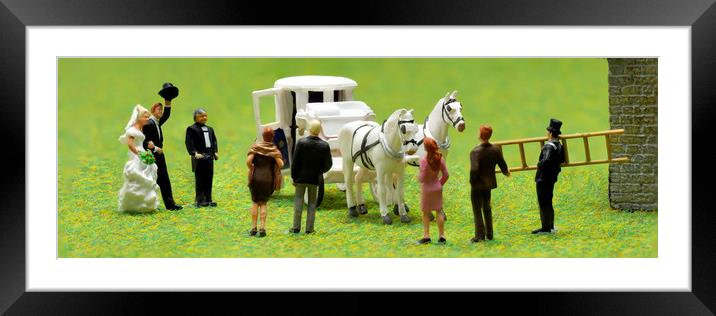The Wedding Carriage Framed Mounted Print by Steve Purnell