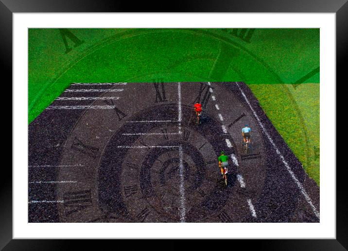 Time Trials 1 Framed Mounted Print by Steve Purnell