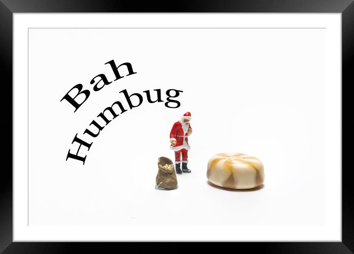 Bah Humbug Framed Mounted Print by Steve Purnell