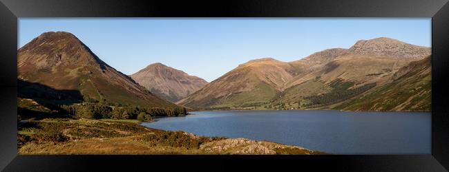 Looking Down Wast Water Framed Print by Roger Green