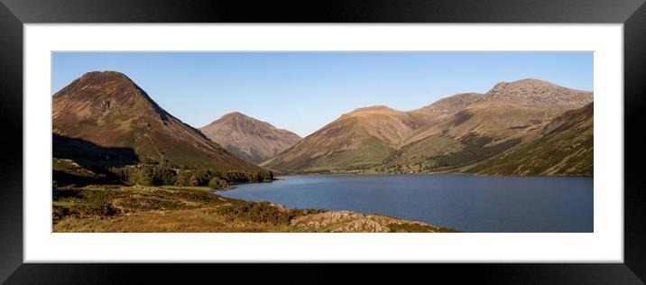 Looking Down Wast Water Framed Mounted Print by Roger Green