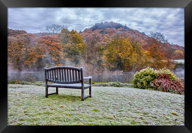Seat with a View Framed Print by Roger Green