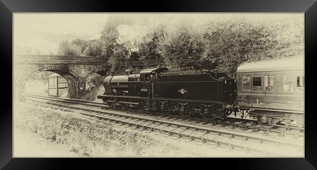 Midland Railway 4F 0-6-0 Steam Engine Framed Print by Roger Green