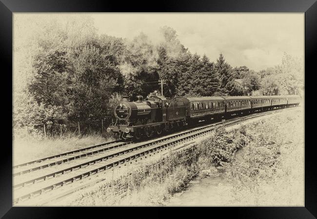 Midland Railway 4F 0-6-0 Steam Engine Framed Print by Roger Green