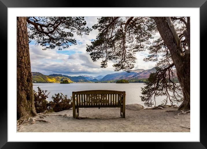 Friars Crag Framed Mounted Print by Roger Green