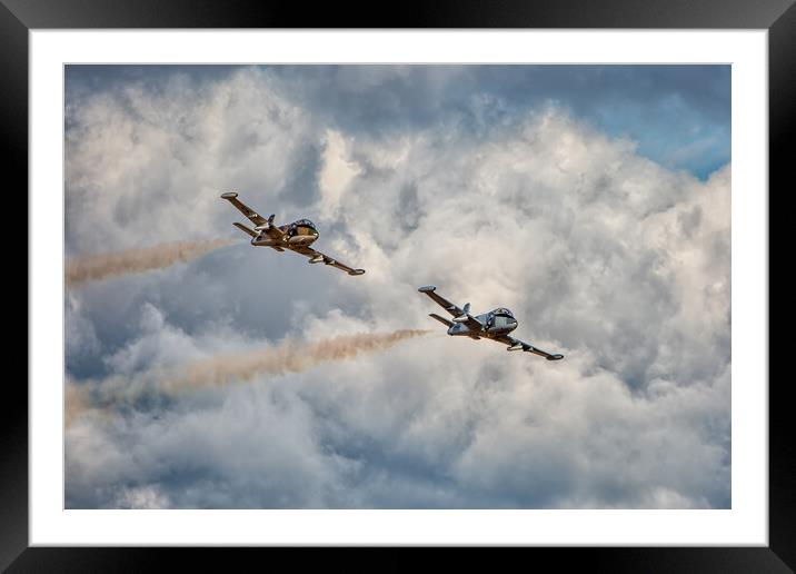 Pair of Strikemasters Framed Mounted Print by Roger Green