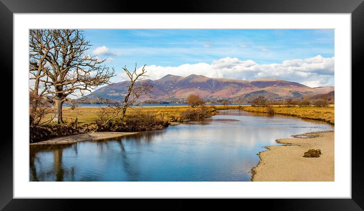 Derwentwater  Framed Mounted Print by Roger Green