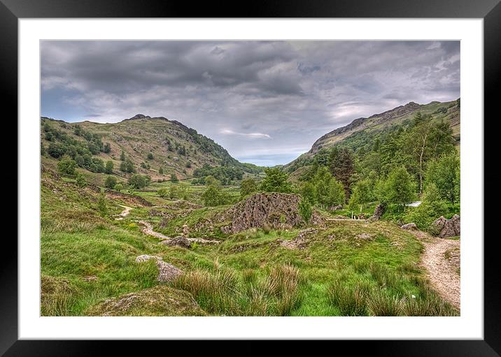 Pathway to Watendlath Tarn Framed Mounted Print by Roger Green
