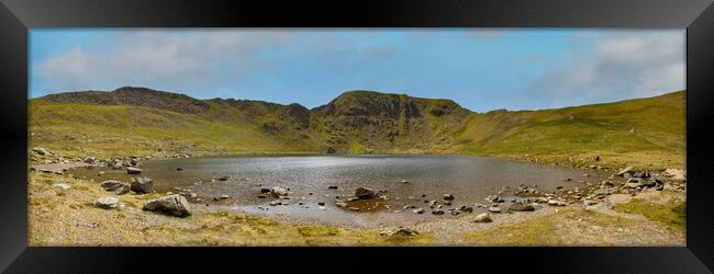 Red Tarn under Helvellyn Framed Print by Roger Green