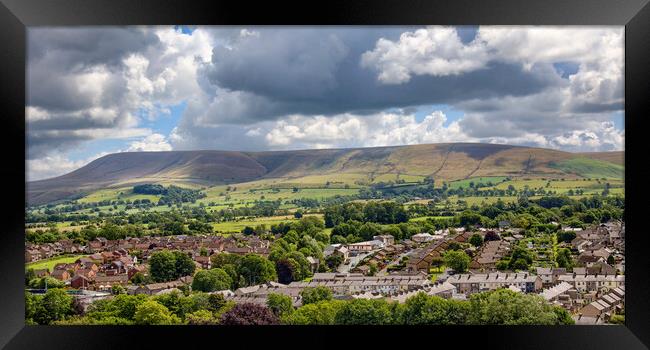 Pendle Hill Framed Print by Roger Green