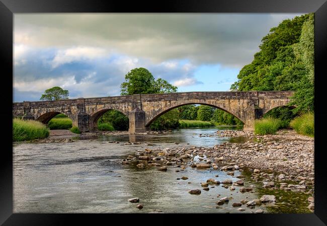 Edisford Bridge Framed Print by Roger Green