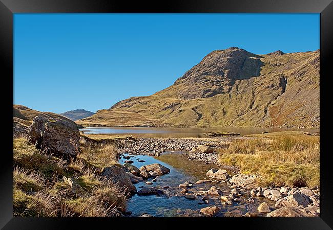 Stickle Tarn Framed Print by Roger Green