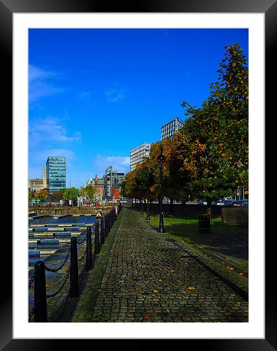 Autumnal Liverpool Framed Mounted Print by Roger Green