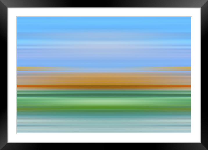 Motion Blurred Framed Mounted Print by Roger Green
