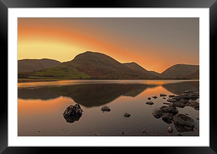 Sunrise at Brothers Water Framed Mounted Print by Roger Green