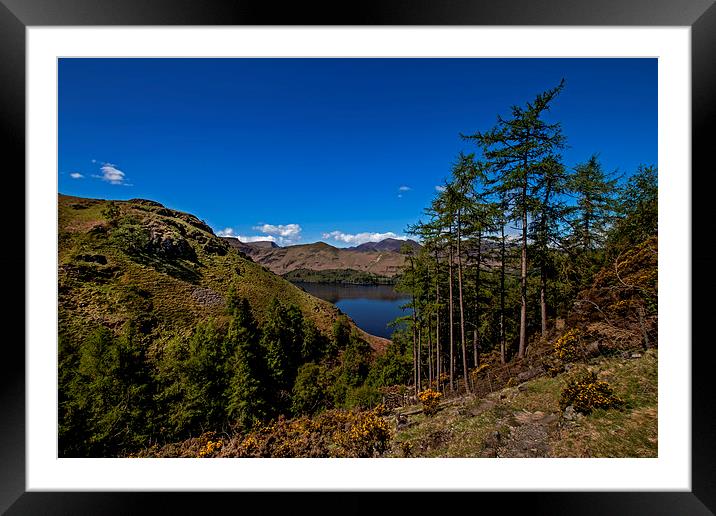 Derwentwater Framed Mounted Print by Roger Green