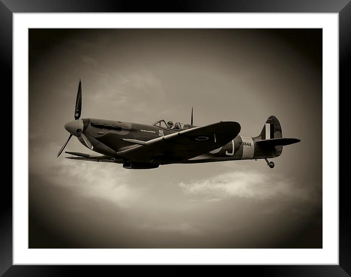 Mark 5b Spitfire Framed Mounted Print by Roger Green