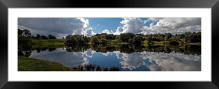  Loughrigg Tarn Framed Mounted Print by Roger Green