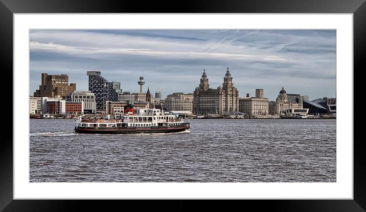 Ferry Cross The Mersey Framed Mounted Print by Roger Green