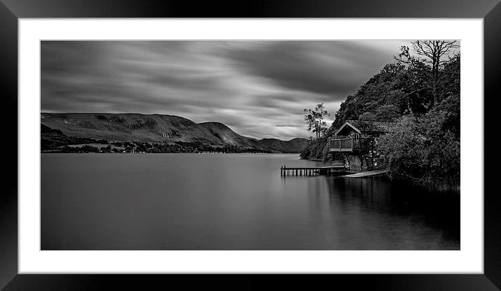 Dukes Boathouse Framed Mounted Print by Roger Green