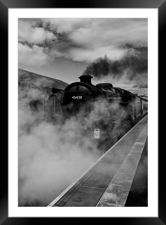 The Steam Locomotive Eric Treacy  Framed Mounted Print by Roger Green