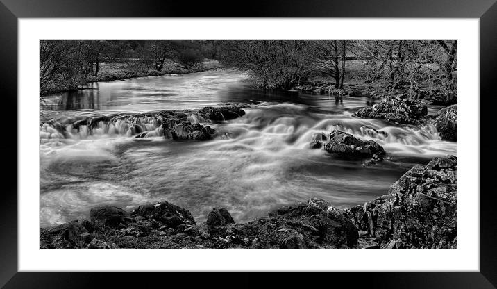 River Tees Framed Mounted Print by Roger Green