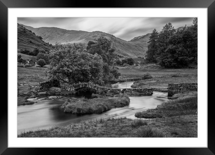 Slaters Bridge Framed Mounted Print by Roger Green