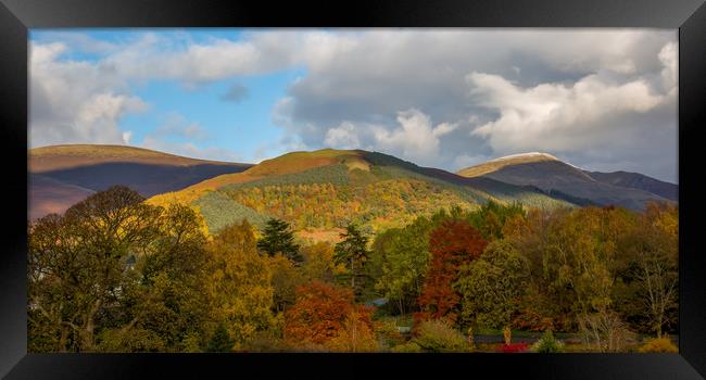 Latrigg's Autumn Colours Framed Print by Roger Green
