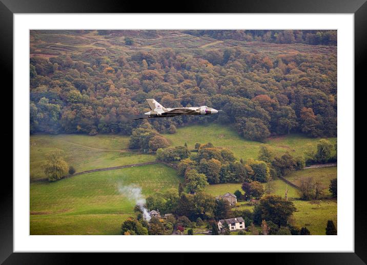 Vulcan Flypast at Ambleside Framed Mounted Print by Roger Green