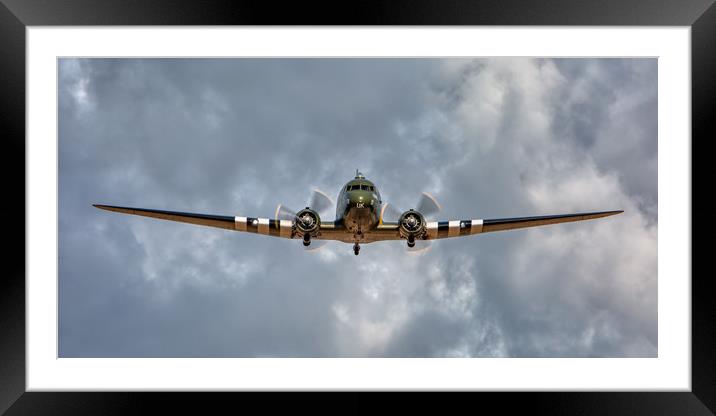 Douglas C-47 Dakota Framed Mounted Print by Roger Green