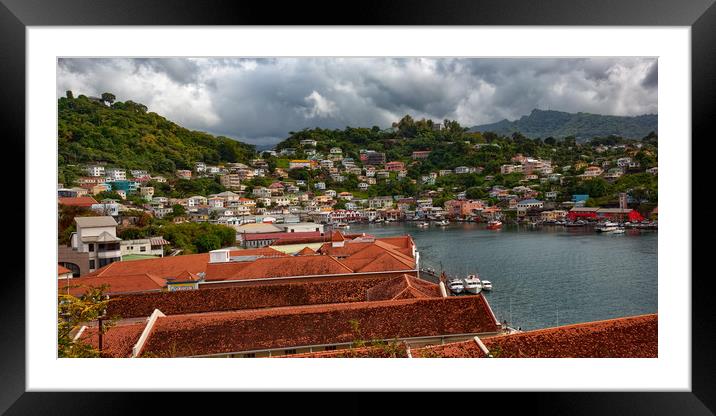 St George's - Grenada Framed Mounted Print by Roger Green