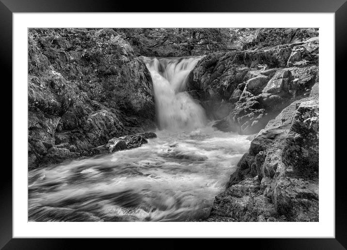 Skelwith Force Framed Mounted Print by Roger Green