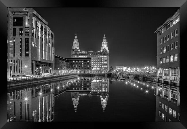 Liverpool Docks Framed Print by Roger Green