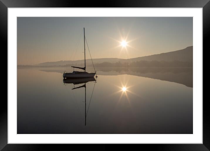 Tranquility Framed Mounted Print by Roger Green