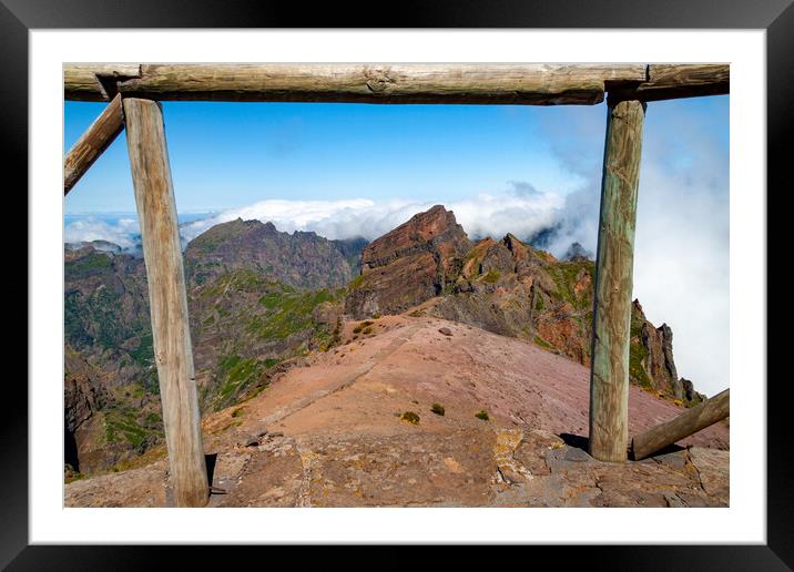 Mountains of Madeira Framed Mounted Print by Roger Green