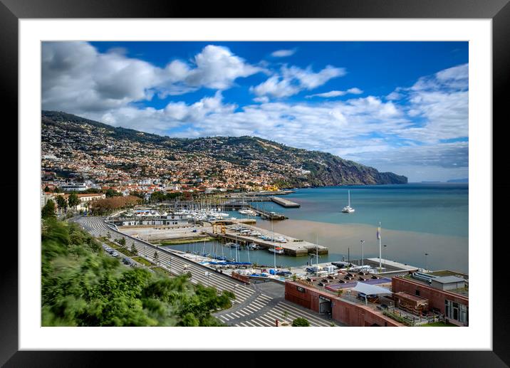 Funchal, Capital of Madeira Framed Mounted Print by Roger Green