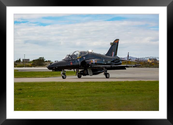 RAF Hawk T2 Framed Mounted Print by Roger Green