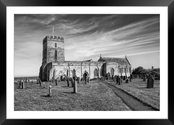 St Aidan's Church, Bamburgh Framed Mounted Print by Roger Green