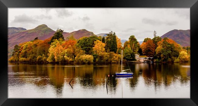 Derwent Isle in the Autumn Framed Print by Roger Green