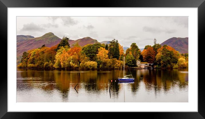 Derwent Isle in the Autumn Framed Mounted Print by Roger Green