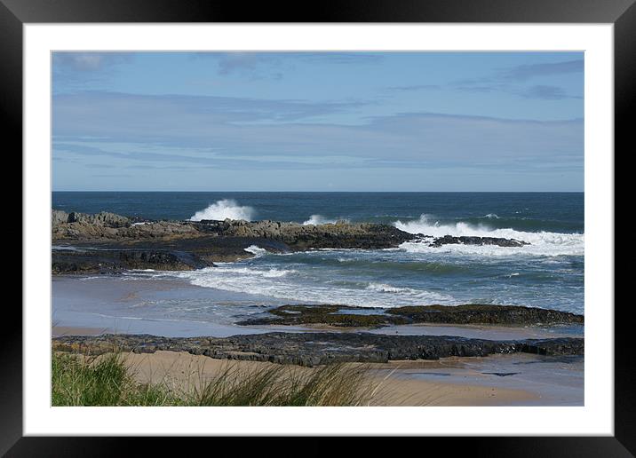 Northumberland Coast Framed Mounted Print by Dave Parkin
